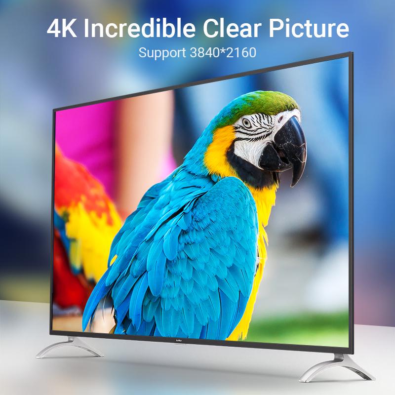 Кабель Vention Mini DP-DP, 4K Mini Displayport-DisplayPort, кабель-адаптер для Macbook Pro Air, компьютерный ТВ, кабель DP-Mini DP