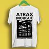 Atrax Morgue Музыка Ретро Крутой Топ Футболка T-Shirt P3040