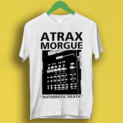 Atrax Morgue Музыка Ретро Крутой Топ Футболка T-Shirt P3040