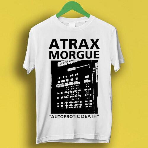 Atrax Morgue Музыка Ретро Крутой Топ Футболка T-Shirt P3040