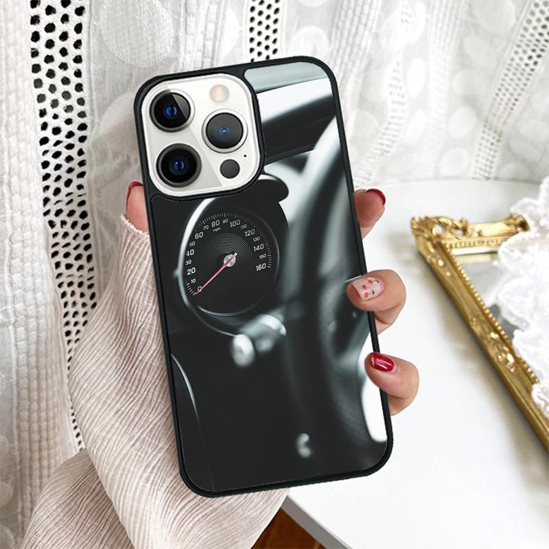 Крутой ретро-спидометр Чехол для телефона Для iPhone 17 Air 16 15 14 Plus для apple 16 11 12 13 Pro Max coque