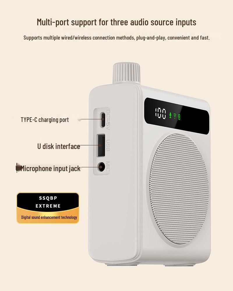 Портативный беспроводной Bluetooth мегафон и микрофон, специально для учителей