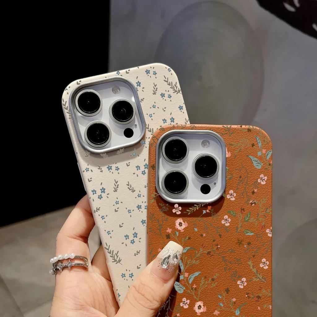 Чехол для телефона с рисунком личи и маленькими цветами для Xiaomi Redmi Note 14 13 12 Pro Plus 11S 11 10S 10 Redmi 14C 13C 12C Мягкий бампер