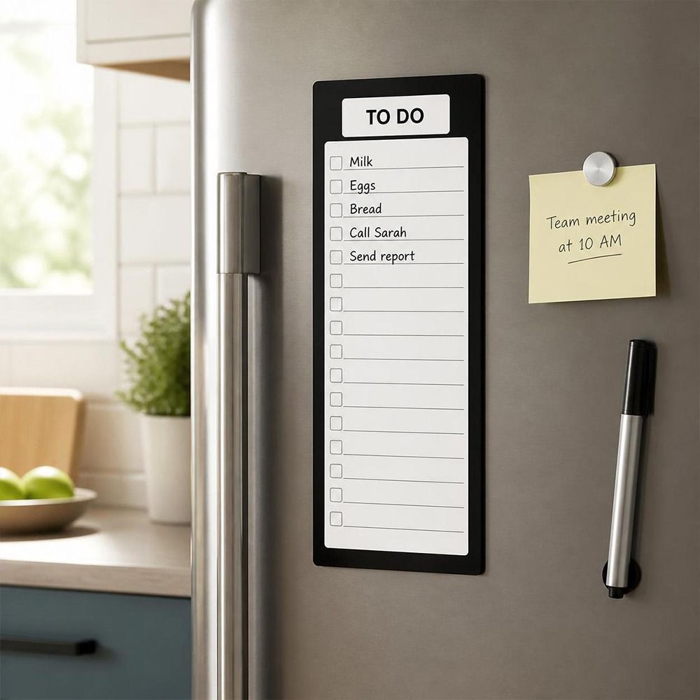 Dry Erase Checklist Board Erasable To Do List Memo Board Fridge Whiteboard Planner Study Schedule