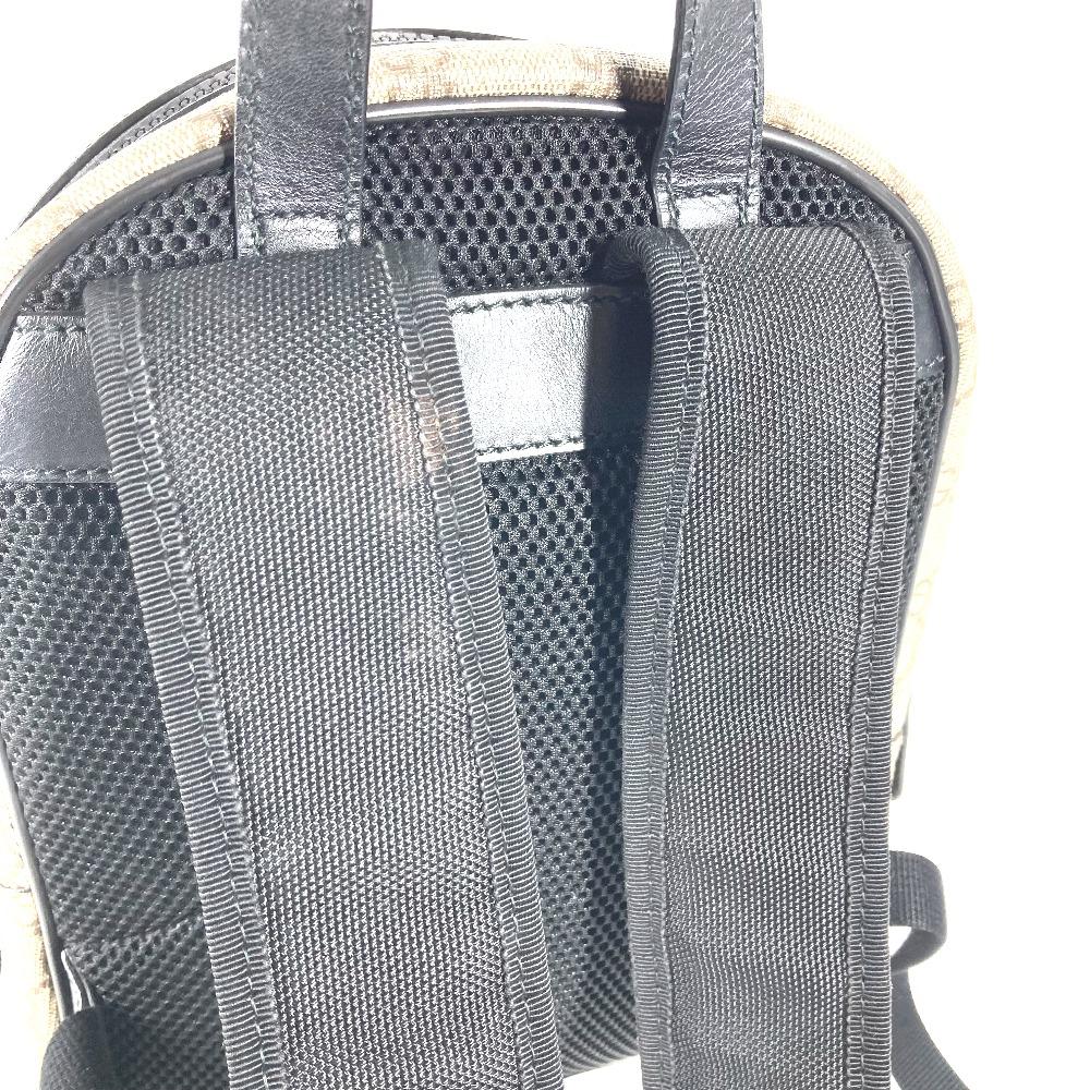 Gucci 429020 Рюкзак с логотипом GG Supreme Бежевый/Черный