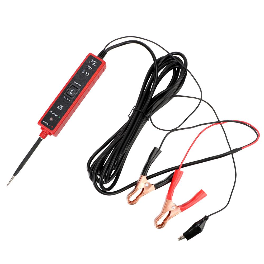 Инструмент для диагностики электрической системы, светодиодный светильник, силовой зонд, ручка, многофункциональный тестер автомобильных цепей с автоматическим сканированием мощности