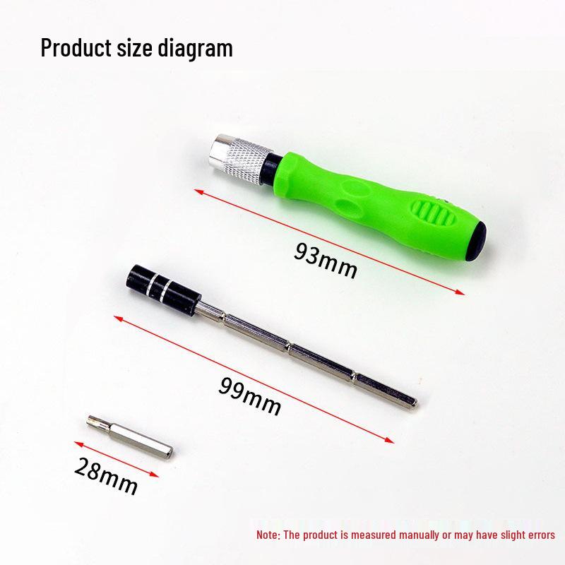 32-in-1 Multi-functional Screwdriver Set: Phillips, Flathead, Retractable, Detachable for Mobile Phone Repair.