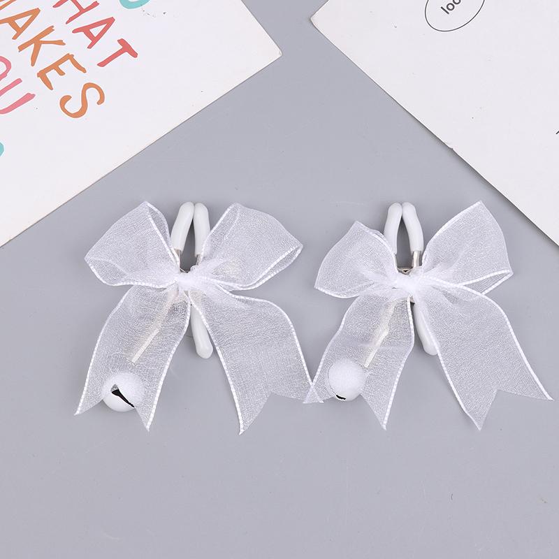 1 Pair Bells Lace Metal Bondage Nipple Clamps Chain Clips Labia Slave Women Toys Adult Sex Games Breast Stimulate