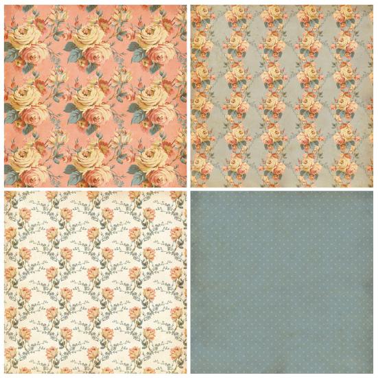 12 шт., материал, бумага, винтажная журнальная бумага, элегантный цветочный узор, бумага для скрапбукинга, принадлежности для рукоделия «сделай сам»
