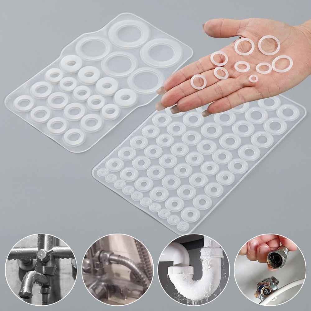 1Sheet S/L Pipe Connection Gasket Replacement Faucet Leak Repair Kit Faucet O-Ring Sealing Gasket