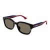 Brand Logo Recycled Acetate Square Sunglasses Men's Black