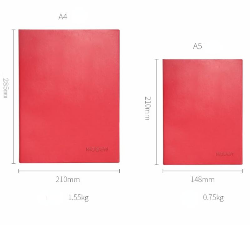 Блокнот формата А4/А5 на 640 страниц с водонепроницаемой кожаной обложкой и универсальным дизайном страниц