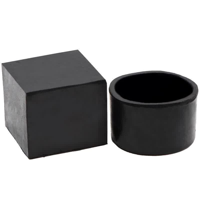Black Round Rubber Anti-Slip Furniture Leg Caps
