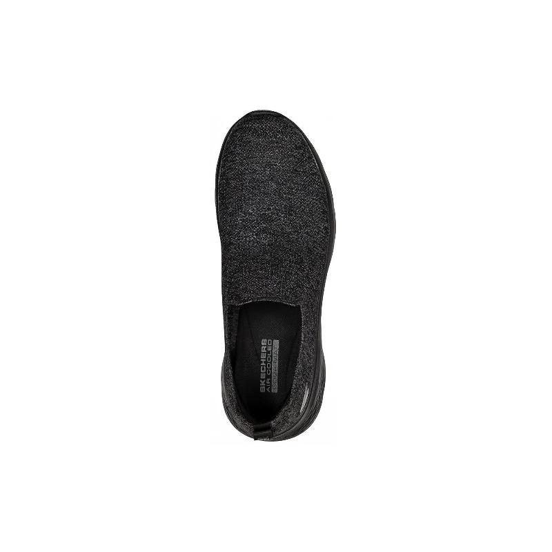 Skechers Go Walk Flex Мужские Черные Низкие Повседневные Кроссовки Сетчатая Ткань Удобные Универсальные 216490-BBK