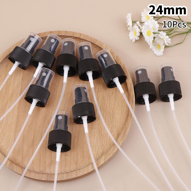 10 шт. портативный распылитель для флаконов с распылителем, насос для духов, распылительная головка с мелким туманом, сменная, многоразовая, 18/20/24 мм