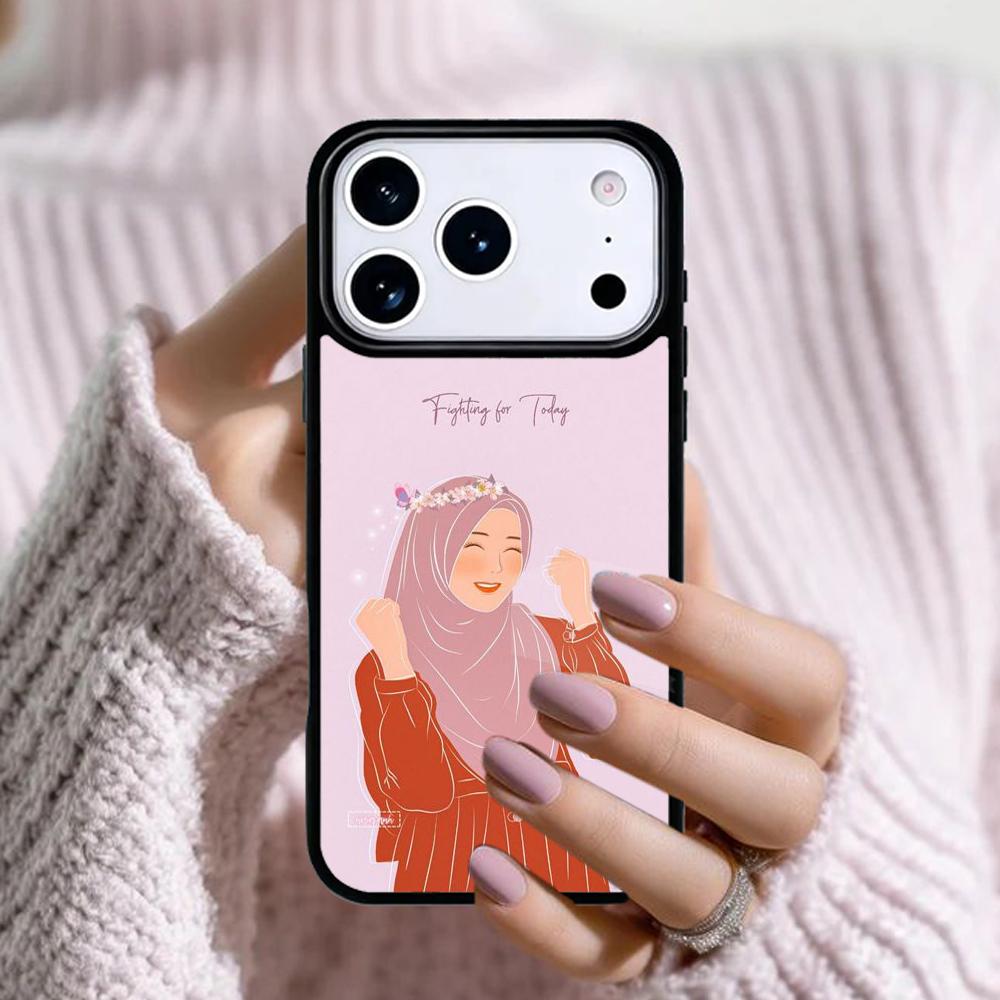 Королева никаба Исламская мусульманка Чехол для телефона Для Apple iPhone 17 Air 16E 15 14 Plus 13 12 11 Pro Max Mini Funda Чехол