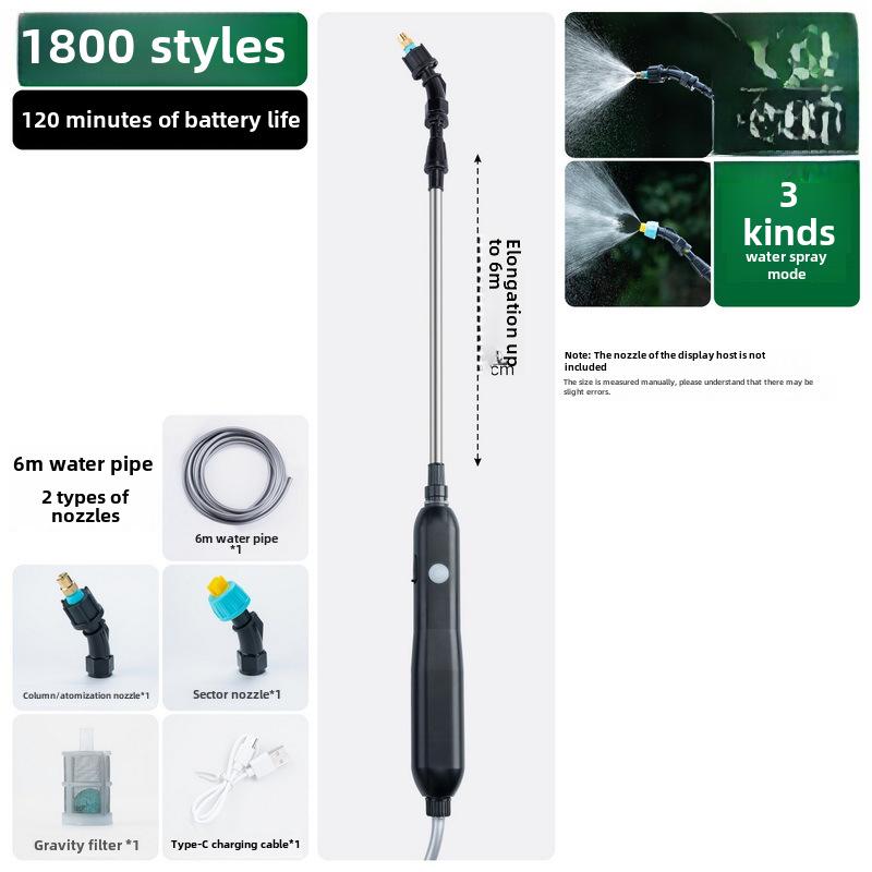 Электрический распылитель воды высокого давления для садоводства и дезинфекции