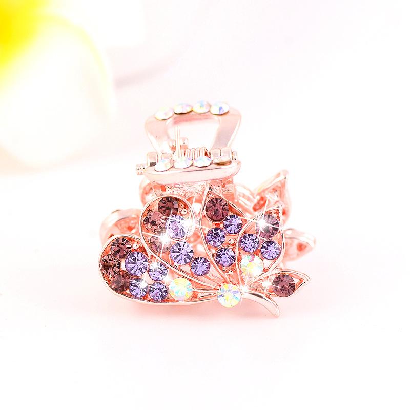 1Pcs Small-sized clasp hairpin female crystal hair accessory hairpin
