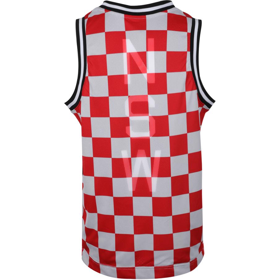 Nike Дышащая майка без рукавов с круглым вырезом в клетку для мужчин, черные AR1637-010