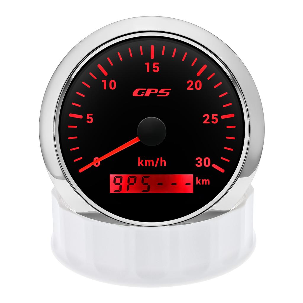 30/60/80/120/200 км/ч 7 цветов подсветки 85 мм GPS спидометр с GPS антенной мотоцикл лодка автомобиль грузовик измеритель скорости