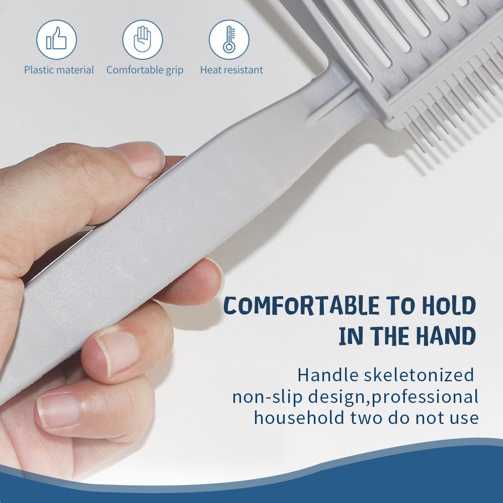 New Arrivals Professional Barber Hair Cut Curved Positioning Comb Comfortable Handle Design Hair Clipper Comb Hairdresser Tools