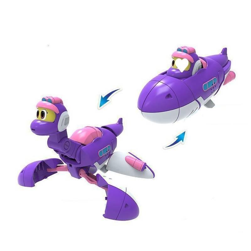 Gogo Dino Transforming Car Airplane Boat Crane Toy For Children