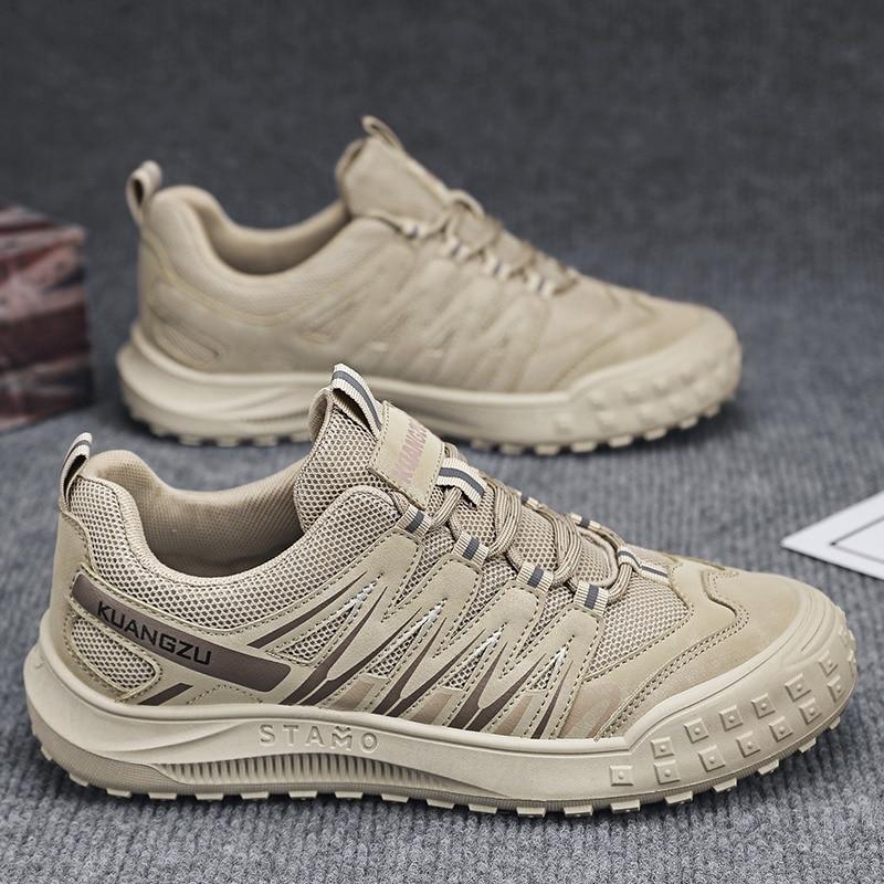 Shoes for Men Fashion Casual Shoes Breathable and Comfortable Sports Outdoor Hiking Wearresistant Men's Walking Shoes