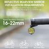 Bicycle Handlebar Plug Rearview Mirror Adjustable Bicycle Handlebar Mirror Bike Rearview Mirror