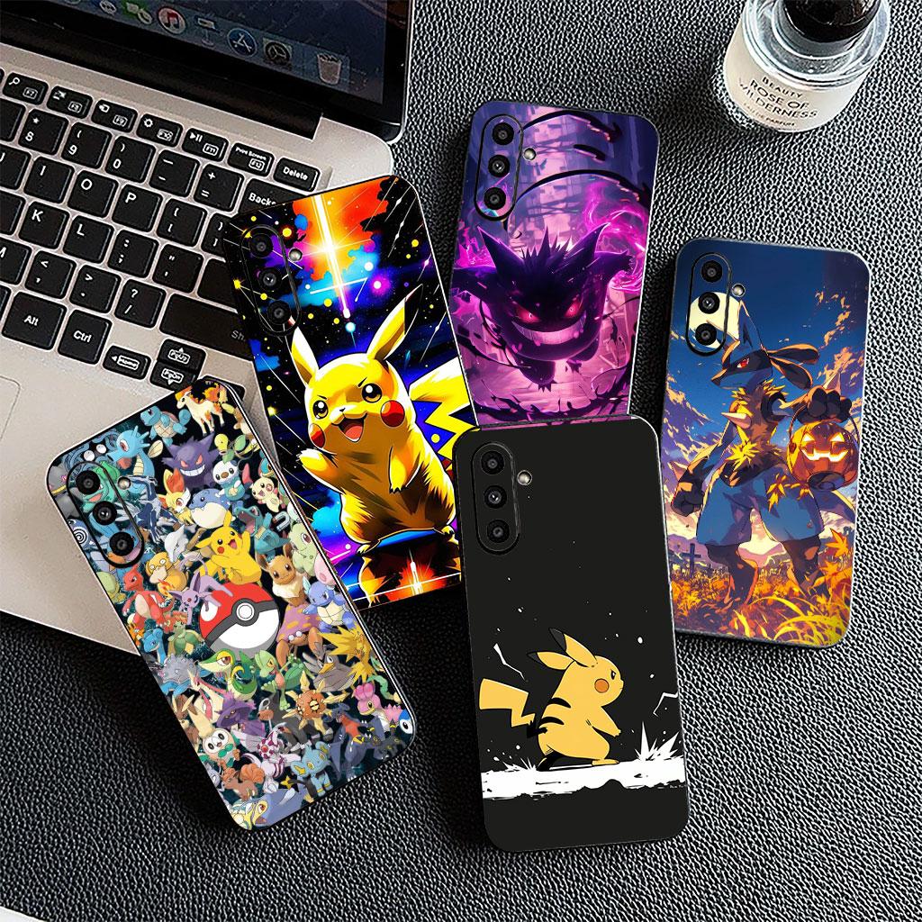 Soft Phone Cover for Xiaomi Poco C75 C65 C71 C85 X7 X6 X5 M6 M7 F7 F8 Ultra F6 Pro Case P-Pikachus P-Pokemons GO Gengar Casing