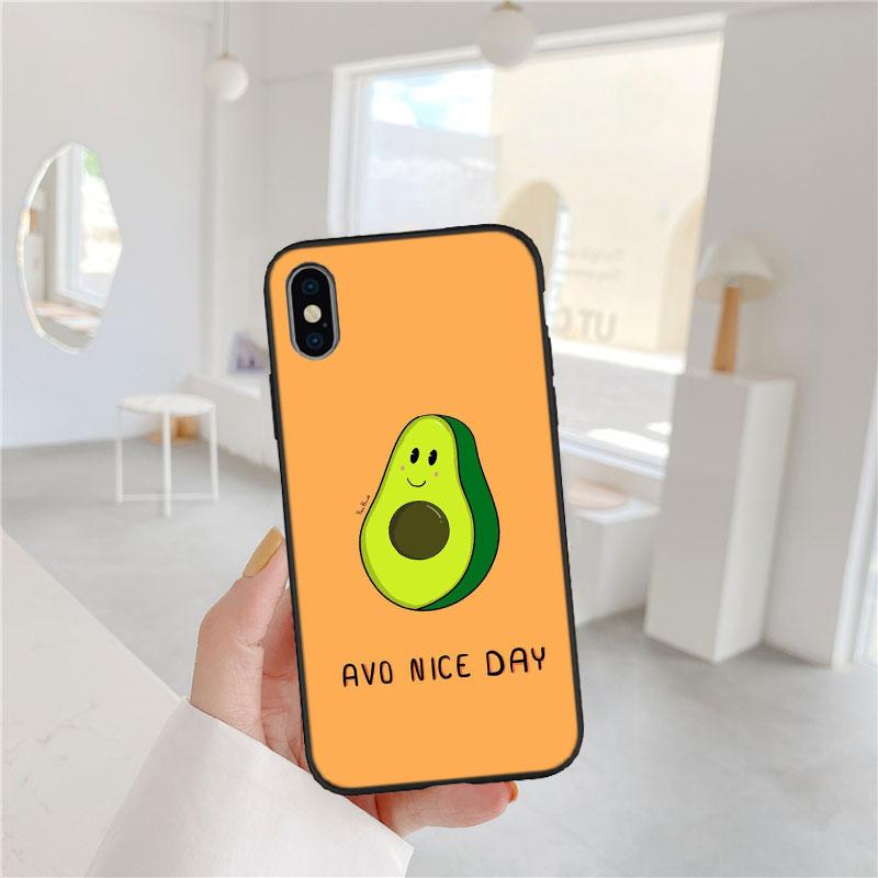 CJ13 Avocado fruit art Phone Case for Samsung Galaxy A11 A12 A13 A15 A52S A53 A55 A56 A70 A71 A72 A73 F06 F16 F56 S10 Plus S10e