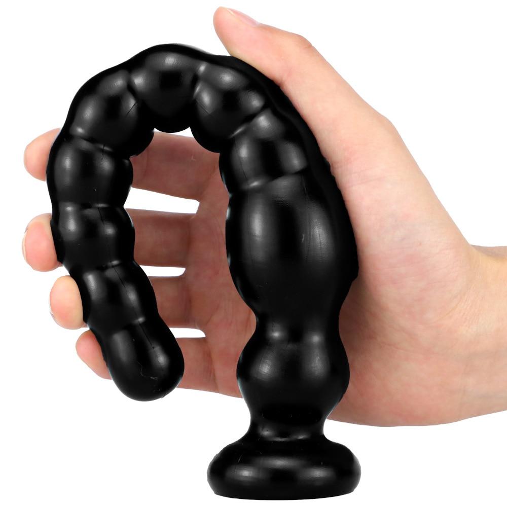 Негабаритная анальная пробка, большой черный фаллоимитатор, анальный расширитель, секс-игрушки, фистинг, реалистичный ремешок для пениса на члене, женское доминирование, БДСМ, XXL, конский фаллоимитатор