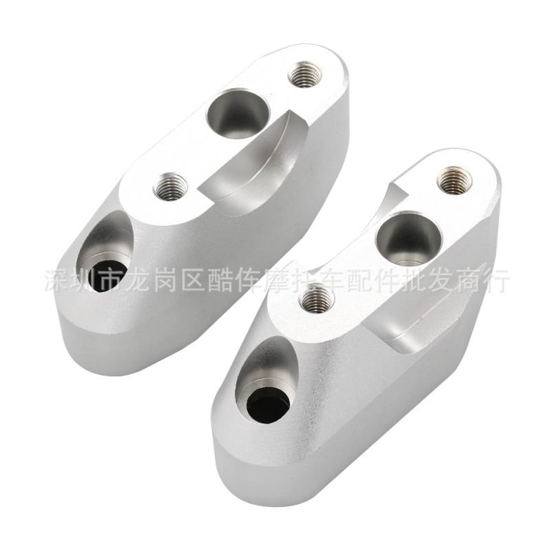 Motorcycle Handlebar Riser Spacer BMW R1200RS 2015-2018 Chrome Finish Adjustable Height Upgrade