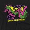 MTV Mens Animal Print Logo T-Shirt