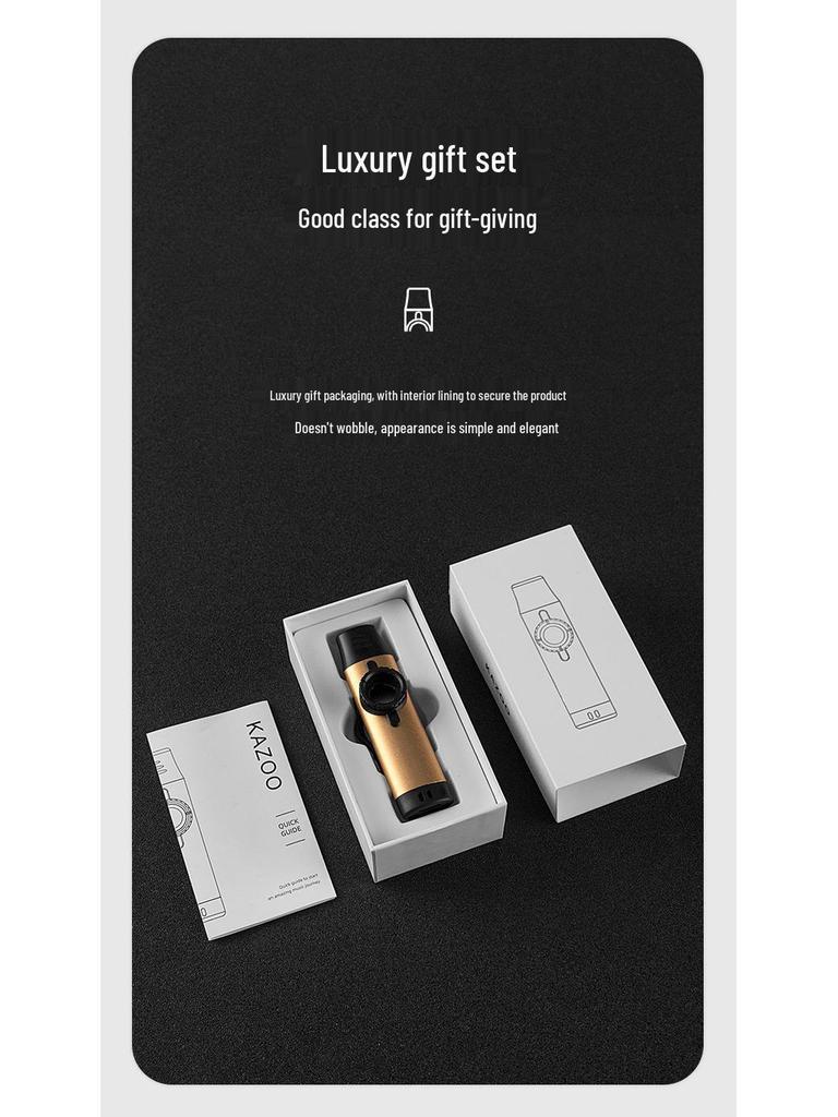 Professional Metal Kazoo Flute for Beginners - Easy Guitar Accompaniment & Unique Niche Instrument