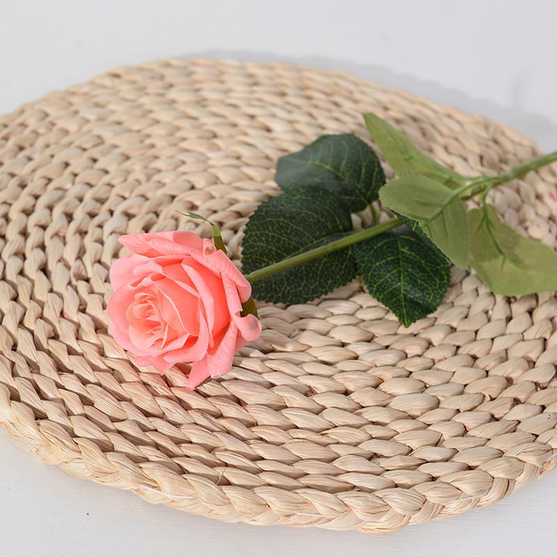 Rose Silk Flower Faux Moisturizing Decor For Home And Wedding Arrangements