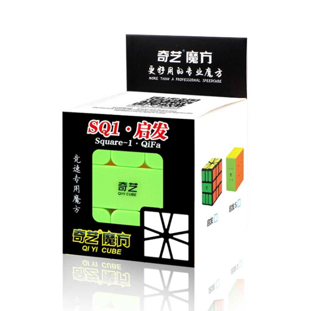 Новейший Qiyi Qifa Sq -1 Magic Cube Square Puzzle 1 Speed Cube Sq1 Mofangge Twisty Learning Educational Kids Toys Game Sticker