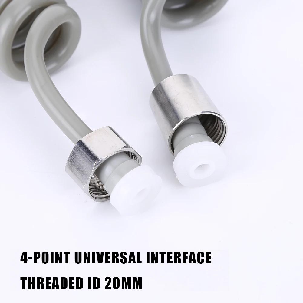 2/3/5M Flexible Shower Hose Spring Shower Telephone Line Hose Plastic Water Hose for Bathroom Water Toilet Bidet Sprayer