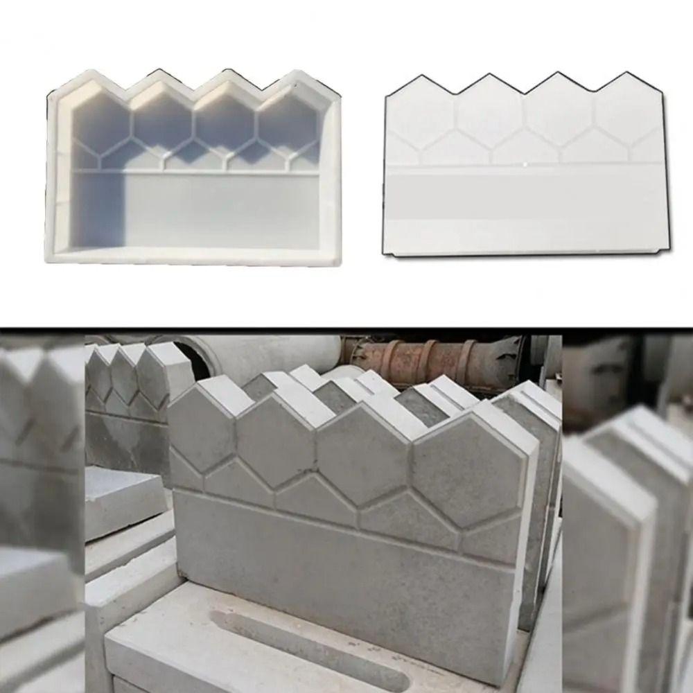 Пластиковый садовый забор цементный кирпич форма многоразовый ограждение кровать боковой камень модель открытый