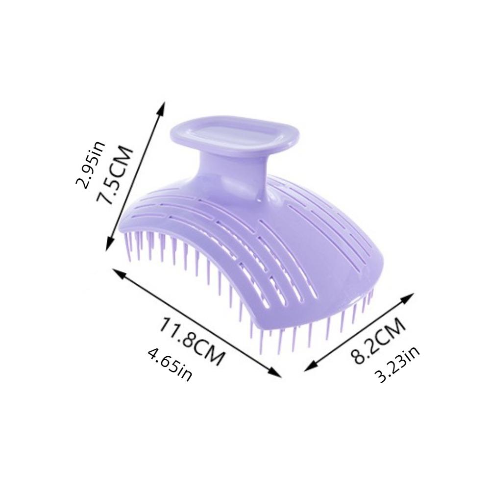 Полая головка щетки Щетка для шампуня Инструмент для ухода за волосами Щетка для тела Расческа для мытья волос Влажное и сухое Глубокая очистка Массажная щетка для кожи головы