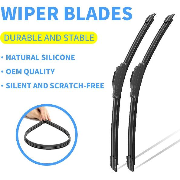 Gavimnal® 26"+22" Silicone Wiper Blades Replacement For Toyota Venza 2009-2015 Honda Civic 2006-2015 Odyssey 2005- Lexus RX350 2007-2015,All-Season