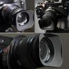 Haoge LH-E2T 49mm Square Metal Screw-In Lens Hood with Cap is compatible with Sony RX1, RX1R, RX1RII cameras and Sony E 20mm f2.8, 28mm f2, 30mm f3.5,