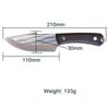 Wood Handle Stainless Steel Kitchen Knife with Cover Chef Knives Paring Knife Meat Fruit Knife Cooking Tools