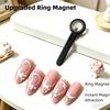 MIANEL New Upgrade 3-Second Hollow Cat Eye Magnet Strong Power Ring Magnet Fast Black Hole Effect for Magnetic Nail Art Beginner