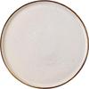 Minoru Pottery Solo 230 Plate, Ecru Beige