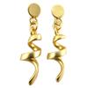 [Q7819] - Designer Earrings 'Antica' Gold - 45x12 Mm