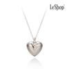 [LeShop] Колье-сердце с шариком из 14-каратного золота (Позолоченный)_LJ4095BRN