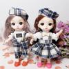 20 Styles High-end Dress Up Casual Wear 1/12 Doll Dress New Rompers T-shirt Hat  for 16~17cm Doll