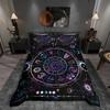 Комплект пододеяльника Homewish Constellation, Комплект пододеяльника в богемном стиле, Фиолетово-черный комплект для кровати для мальчиков, детей