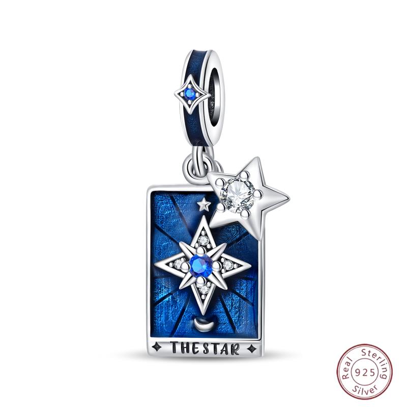 copper Charm Bead Charms Bead Charms Pendants Sun Moon Stars Magic Tarot Compatible With Authentic Bracelets Women Fine Jewellery Gift
