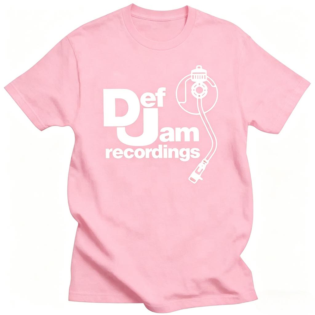 Unisexs DEF JAM Recordings Classic Rap Hip Hop Print TShirt Unisexs Clothing and Womens Clothing  Summer New Graphic T Shirts